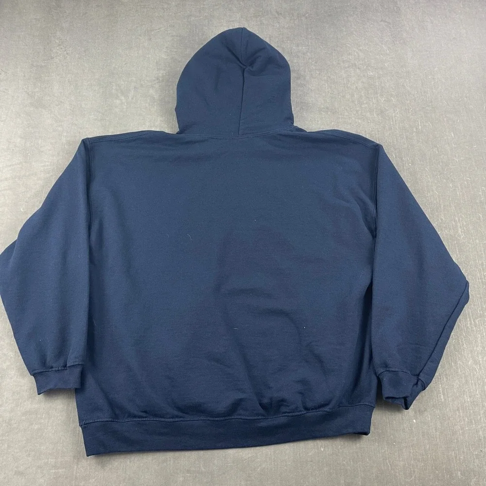 Barstool Sportsbook Mens X-Large‎ Navy Gildan Blue Hoodie Graphic Sweatshirt